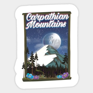 Carpathian mountains Sticker